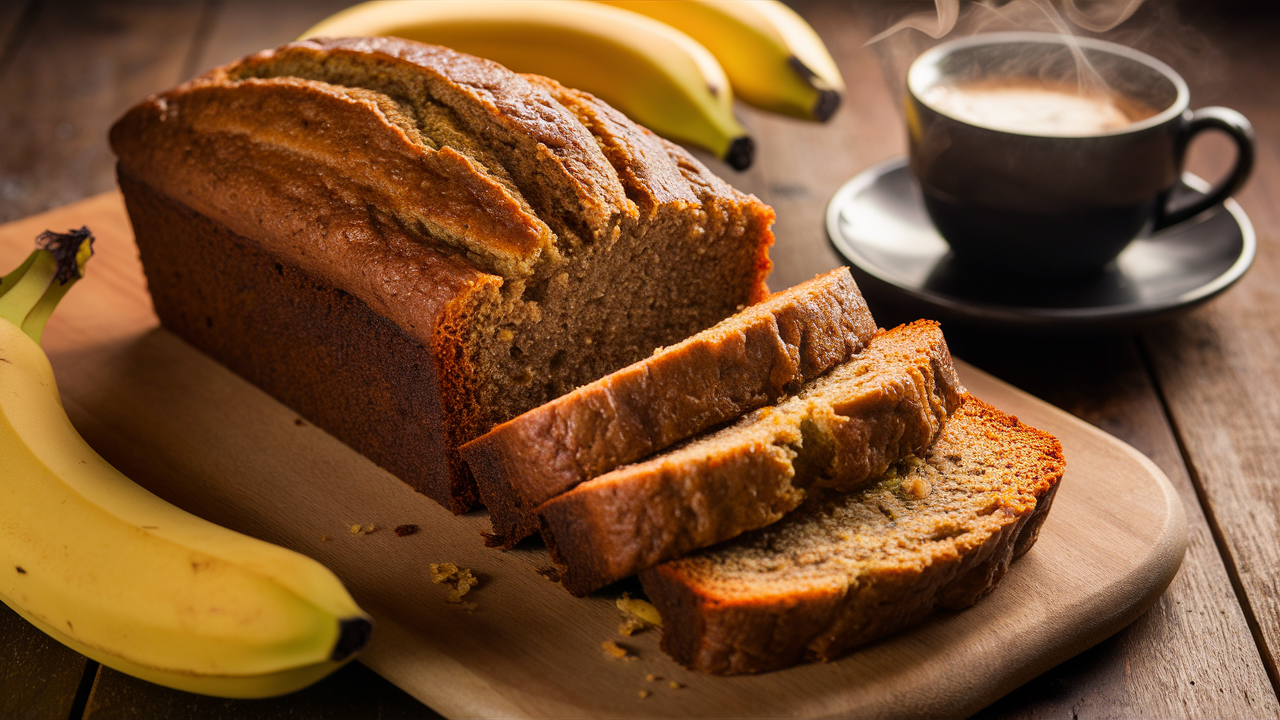 Receita Fácil de Bolo de Banana Simples